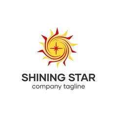 Shine Star Abstract Logo Vector