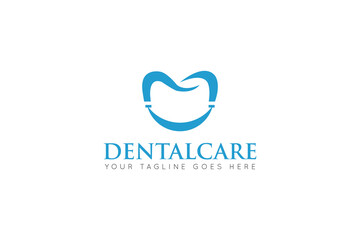 dental care logo and icon vector illustration