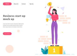 web landing page winner