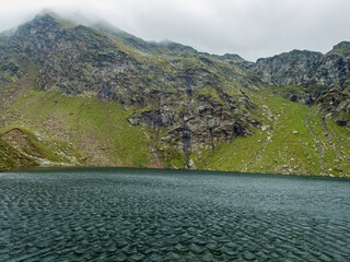 Sponser lakes in the Meraner Land in the Texelgruppe nature park