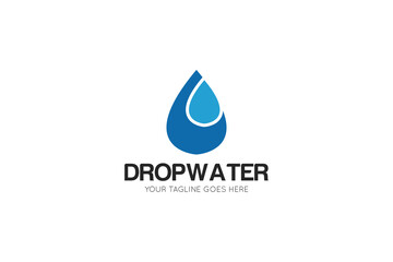modern drop water logo and icon vector illustration