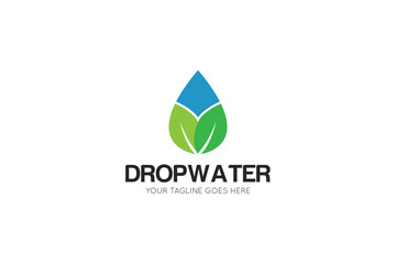 modern drop water logo and icon vector illustration