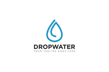 modern drop water logo and icon vector illustration