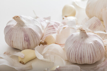 Close-up of garlic and garlic