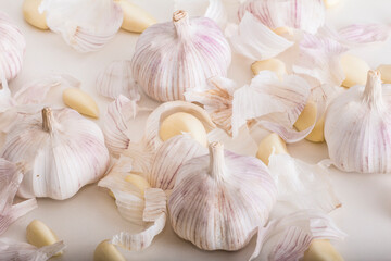 Close-up of garlic and garlic