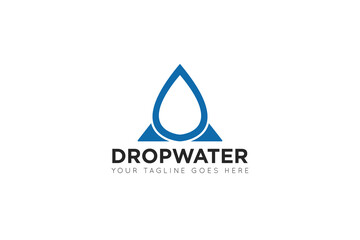 modern drop water logo and icon vector illustration