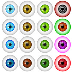 Life like eye balls for human and fantasy characters. All color shades and sizes can be edited if required.