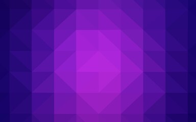 Fototapeta premium Dark Pink vector polygonal background. Colorful illustration in polygonal style with gradient. Pattern for a brand book's backdrop.