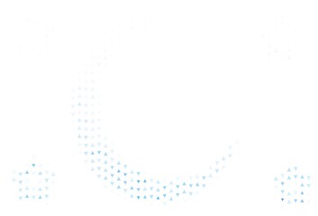 Light texture with triangular style.