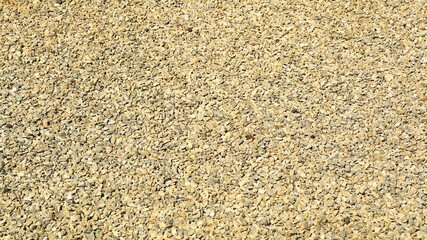 small pebble texture on the road