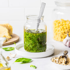Pesto with Ingredients