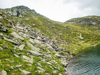 Sponser lakes in the Meraner Land in the Texelgruppe nature park