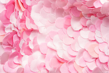 Tender lght pink textile petals texture
