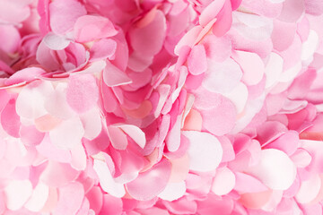 Obraz premium Tender pink textile petals texture