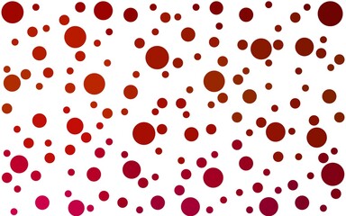 Dark Red vector  backdrop with dots. Blurred decorative design in abstract style with bubbles. Design for your business advert.