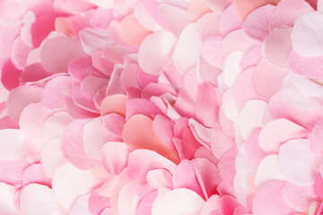 Obraz premium Tender spring pink textile petals background