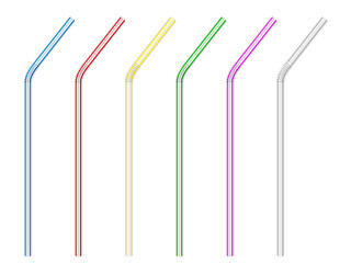 Drinking straw set
