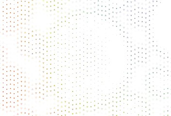 Light layout with lines, triangles.