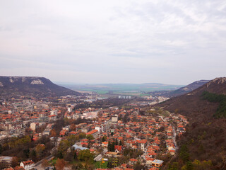 Beautiful landscape with Bridge nearby medieval fortress Ovech in Provadia Bulgaria