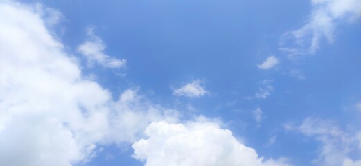 A beautiful cloudy weather in the afternoon