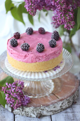 Obraz na płótnie Canvas cake with berries