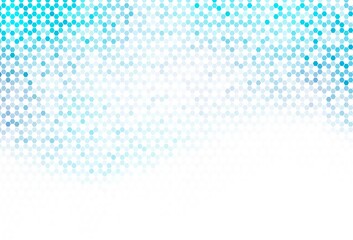 Light Blue, Yellow vector template in hexagonal style.