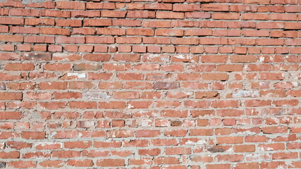 
Old brick wall of a building