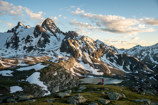 escursionista e il rutor