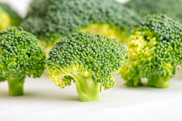 Fresh green broccoli