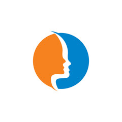 facial surgery logo , facial care logo