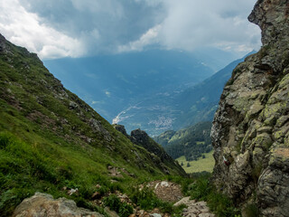Sponser lakes in the Meraner Land in the Texelgruppe nature park