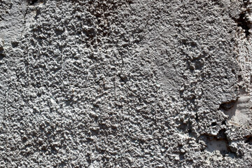 grey surface of the cement wall. close up rough stone surface. Macro photography. Rough surface	