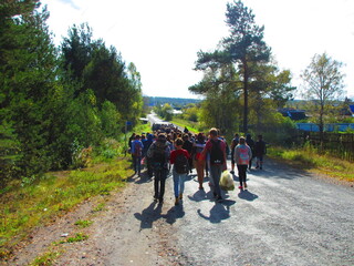 Obraz premium hiking in the mountains