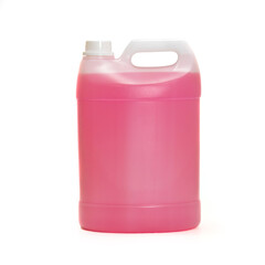 Pink Sanitizer five liter can without label
