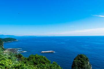 長崎県長崎市　ながさきサンセットロードからの五島灘の眺望