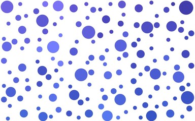 Light Pink, Blue vector  template with circles. Glitter abstract illustration with blurred drops of rain. Pattern for ads, leaflets.