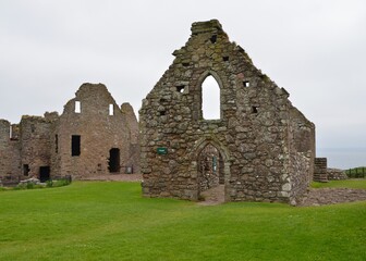 Fototapeta na wymiar Ruins at Dunnottar Castle, Stonehaven, Scotland, UK