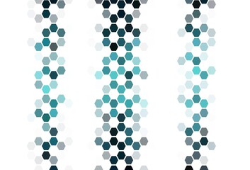 Light Pink, Blue vector texture with colorful hexagons.