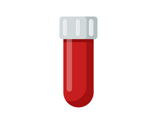 Blood sample vector illustration.  Blood test tube vector design.  health care vector design. 