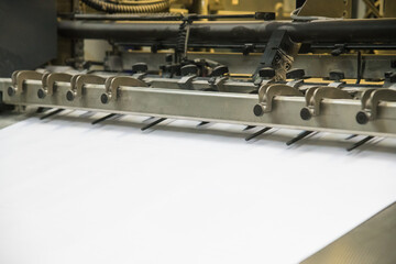 Printing presses at work in the printing