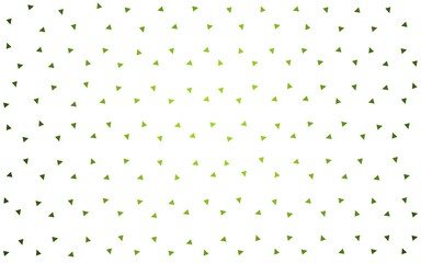 Light Green vector  triangle mosaic background. Creative geometric illustration in Origami style with gradient. Triangular pattern for your design.