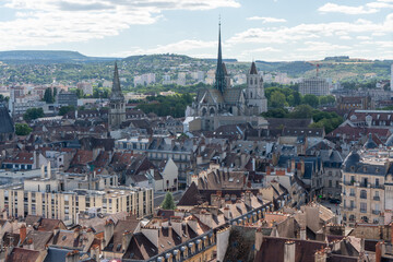 Obraz premium ville de dijon vu de la tour philippe le bon