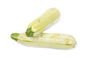 Two fresh vegetable marrows