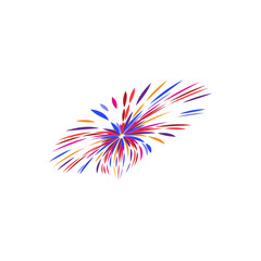 Fireworks Logo Template vector symbol