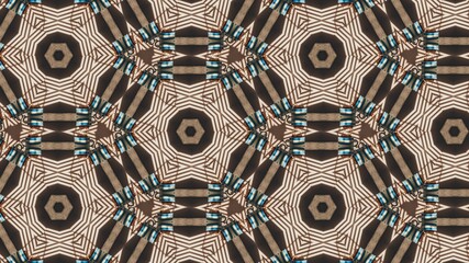 Abstract Hex Kaleidoscopic Fractal Design For Background. Decorative Graphic Illustration with mandala Pattern. Multicolor Symmetrical Modern art for Decorative Phone Wallpaper. Bright Digital Art.