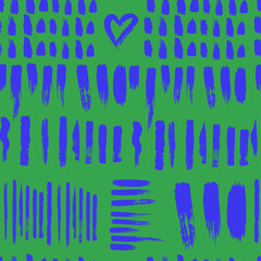 Seamless vector brush pattern.