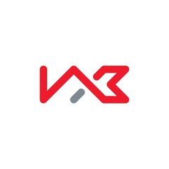 VX Letter Initial Logo Design