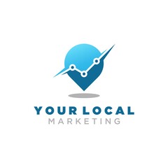 Marketing Pin Logo Design