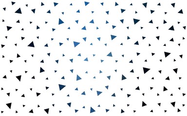 Fototapeta na wymiar DARK BLUE vector triangle mosaic template. Shining colorful illustration with triangles. A new texture for your web site.
