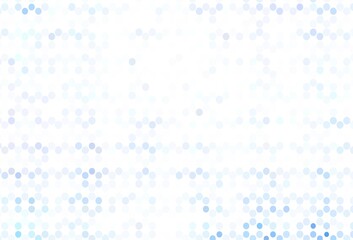 Light backdrop with dots.